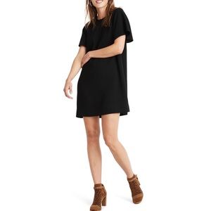 Madewell Crepe Flutter-Sleeve Mini Dress